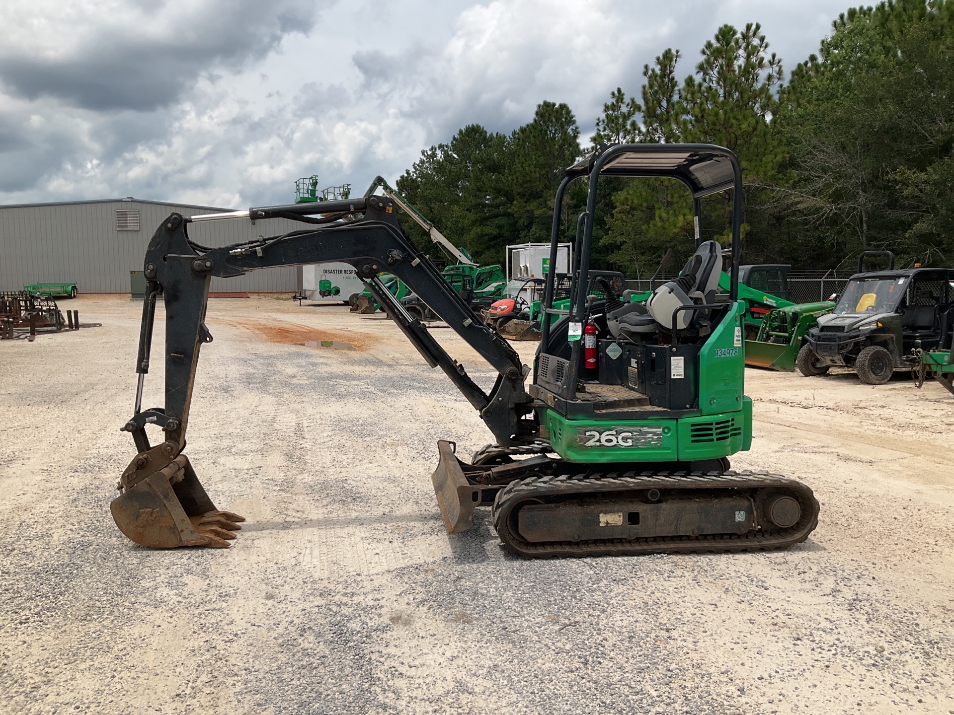 2016 John Deere 26G Mini Excavator