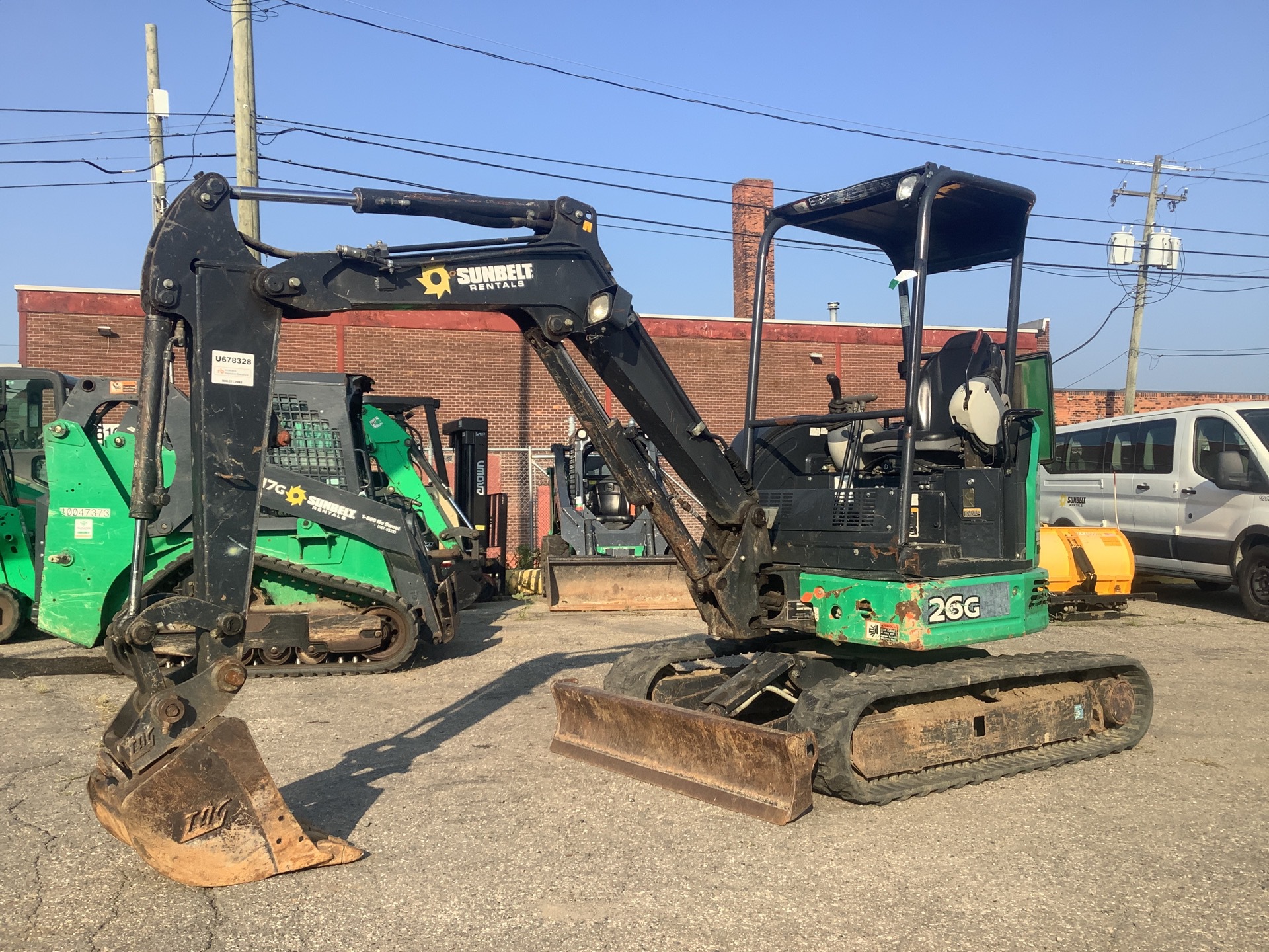 2015 John Deere 26G Mini Excavator