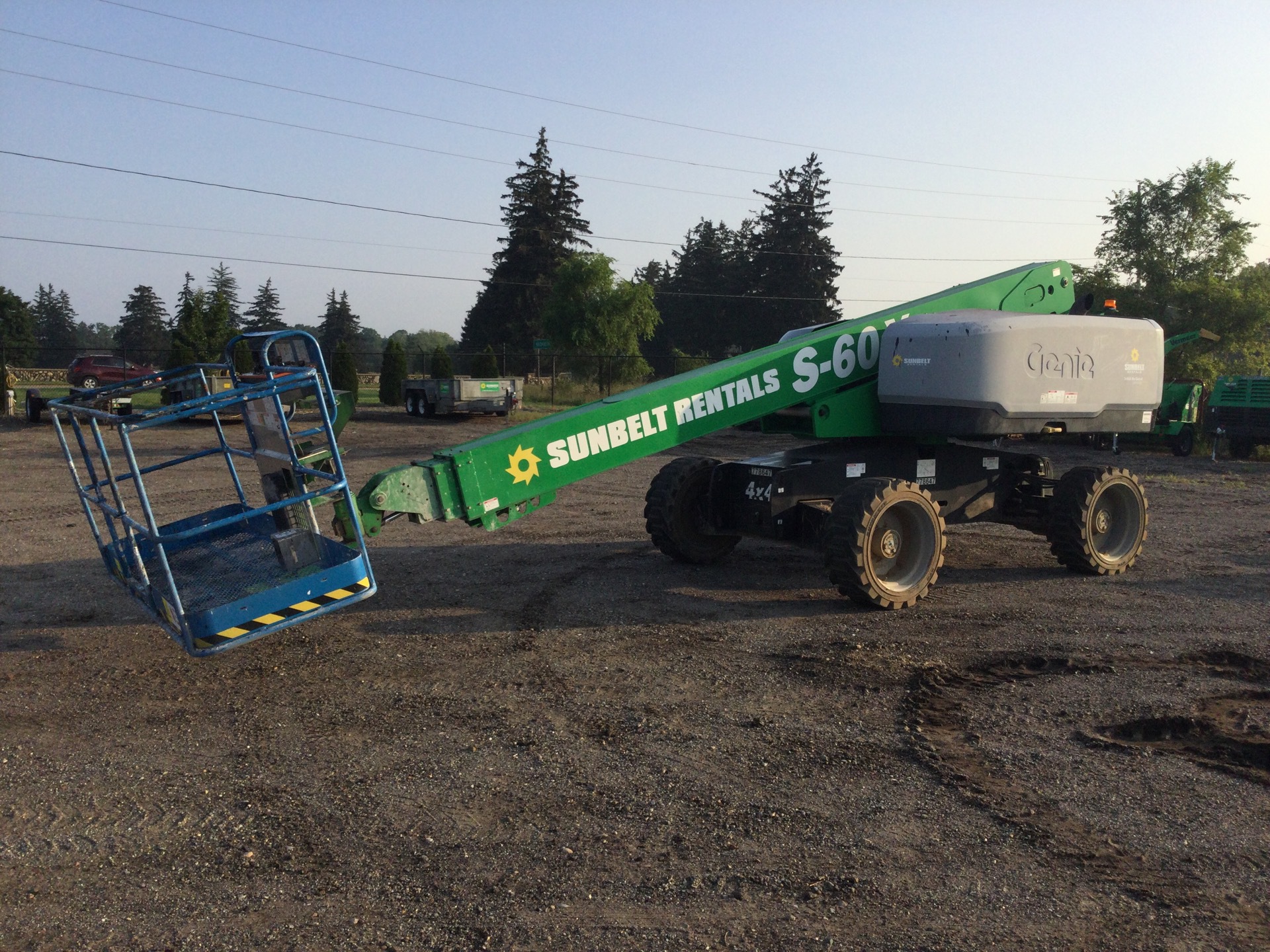 2015 Genie S-60X 4WD 60 ft Telescopic Boom Lift