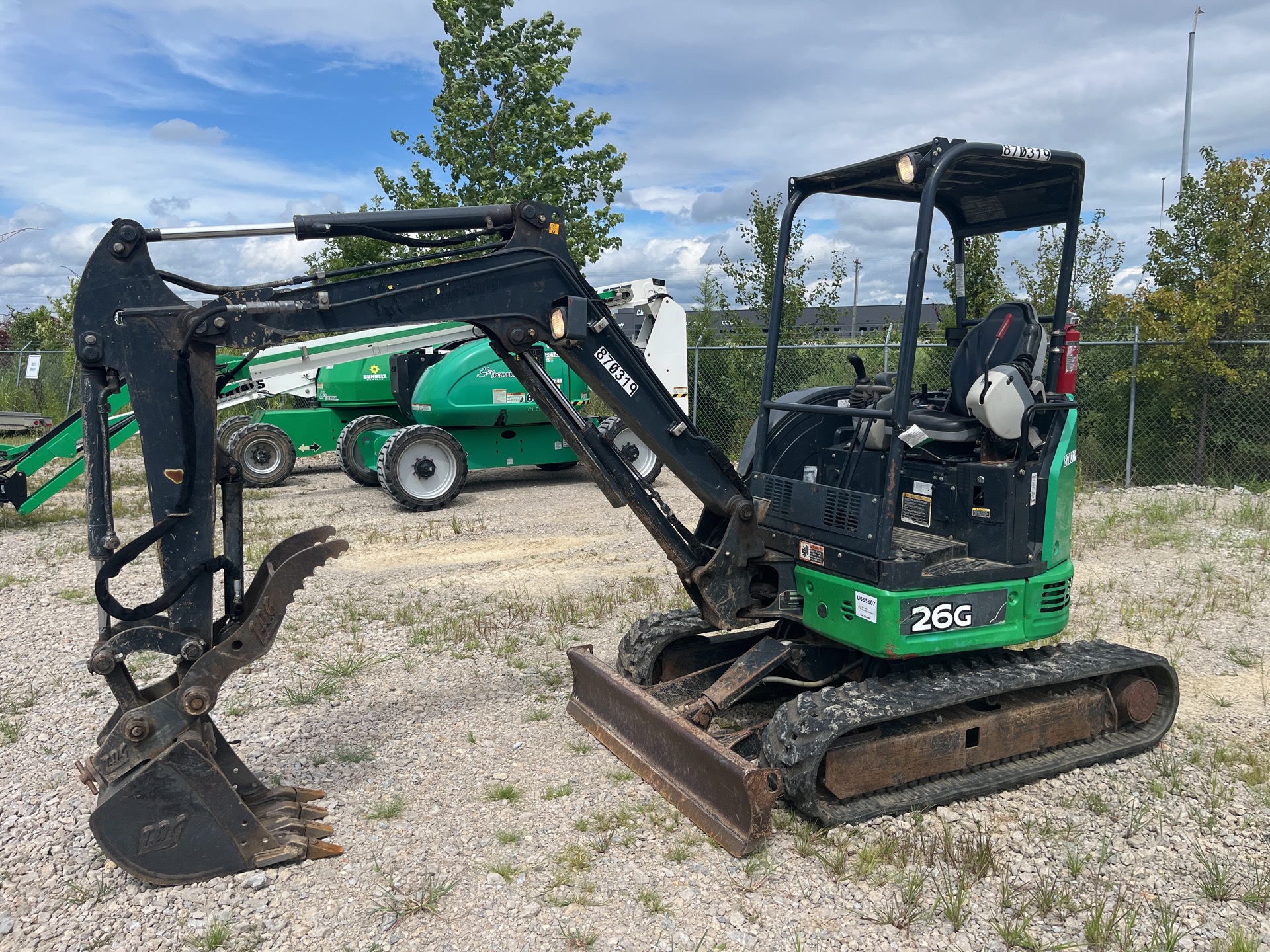 2016 John Deere 26G Mini Excavator