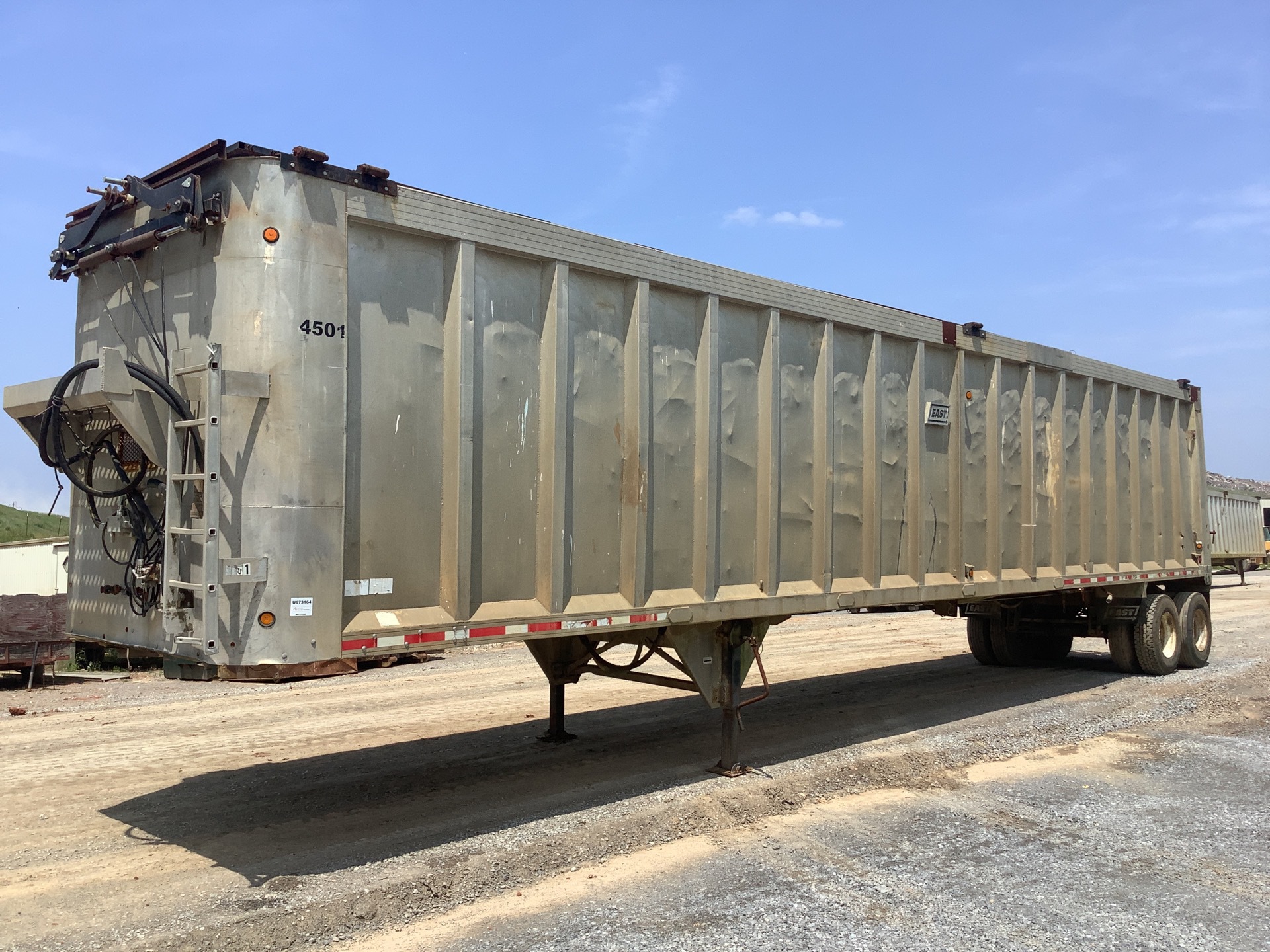 2001 East 45 ft T/A Aluminum Moving Floor Trailer