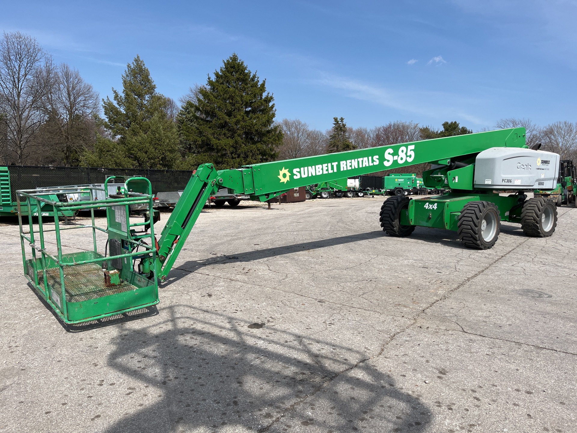 2014 Genie S85 4WD Diesel Telescopic Boom Lift