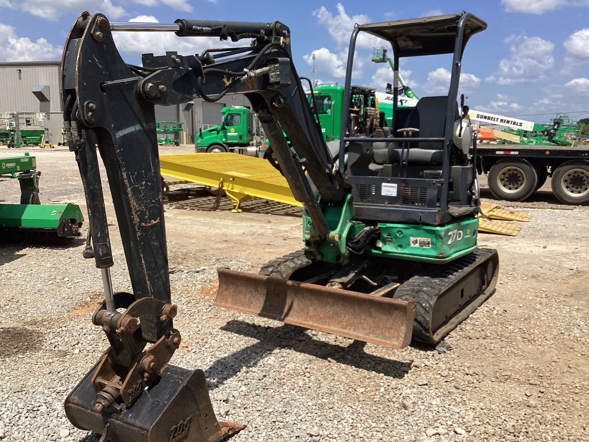 2013 John Deere 27D Mini Excavator