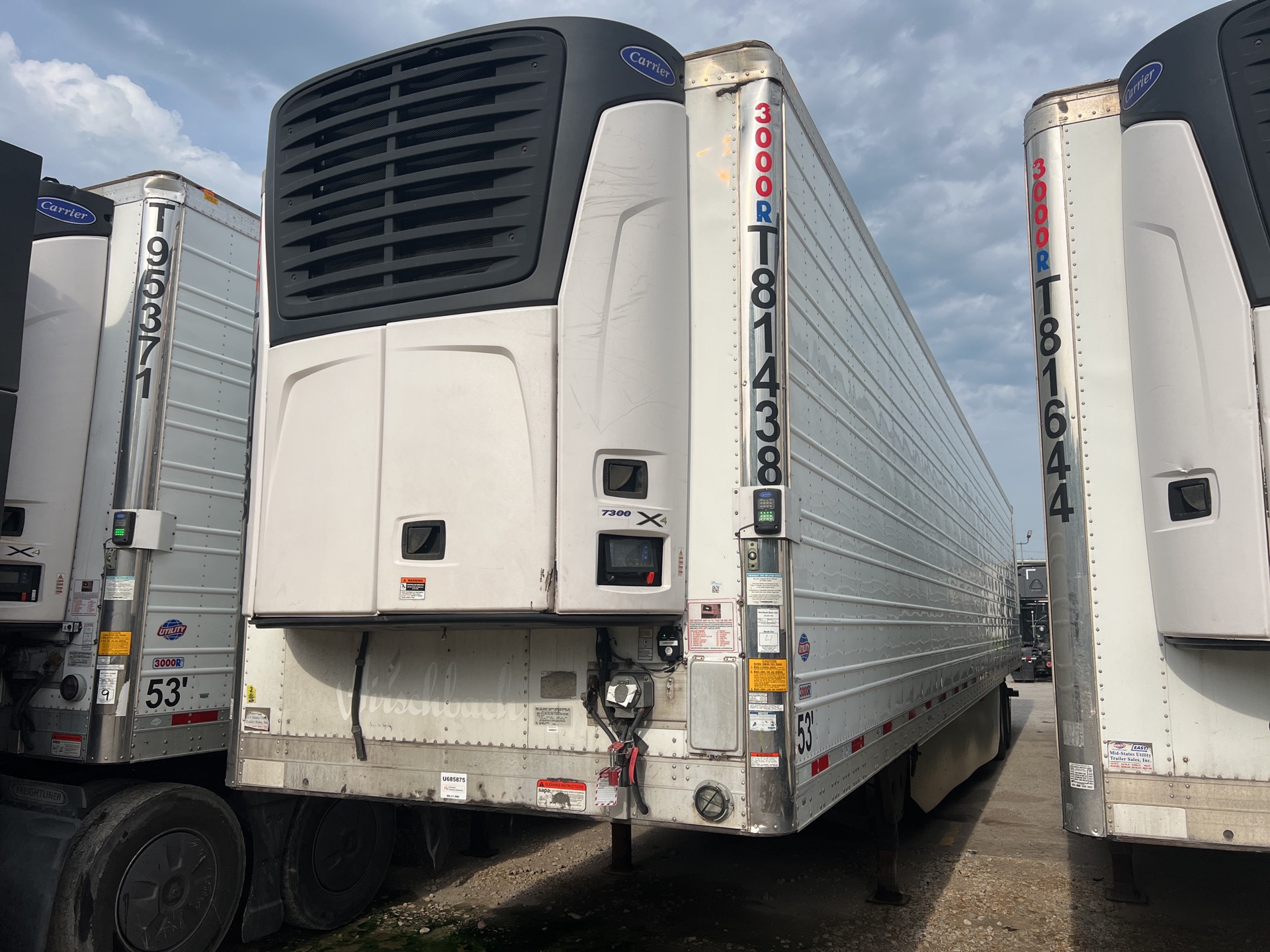 2018 Utility VS2RA  53 ft x 102 in T/A Refrigerated Trailer