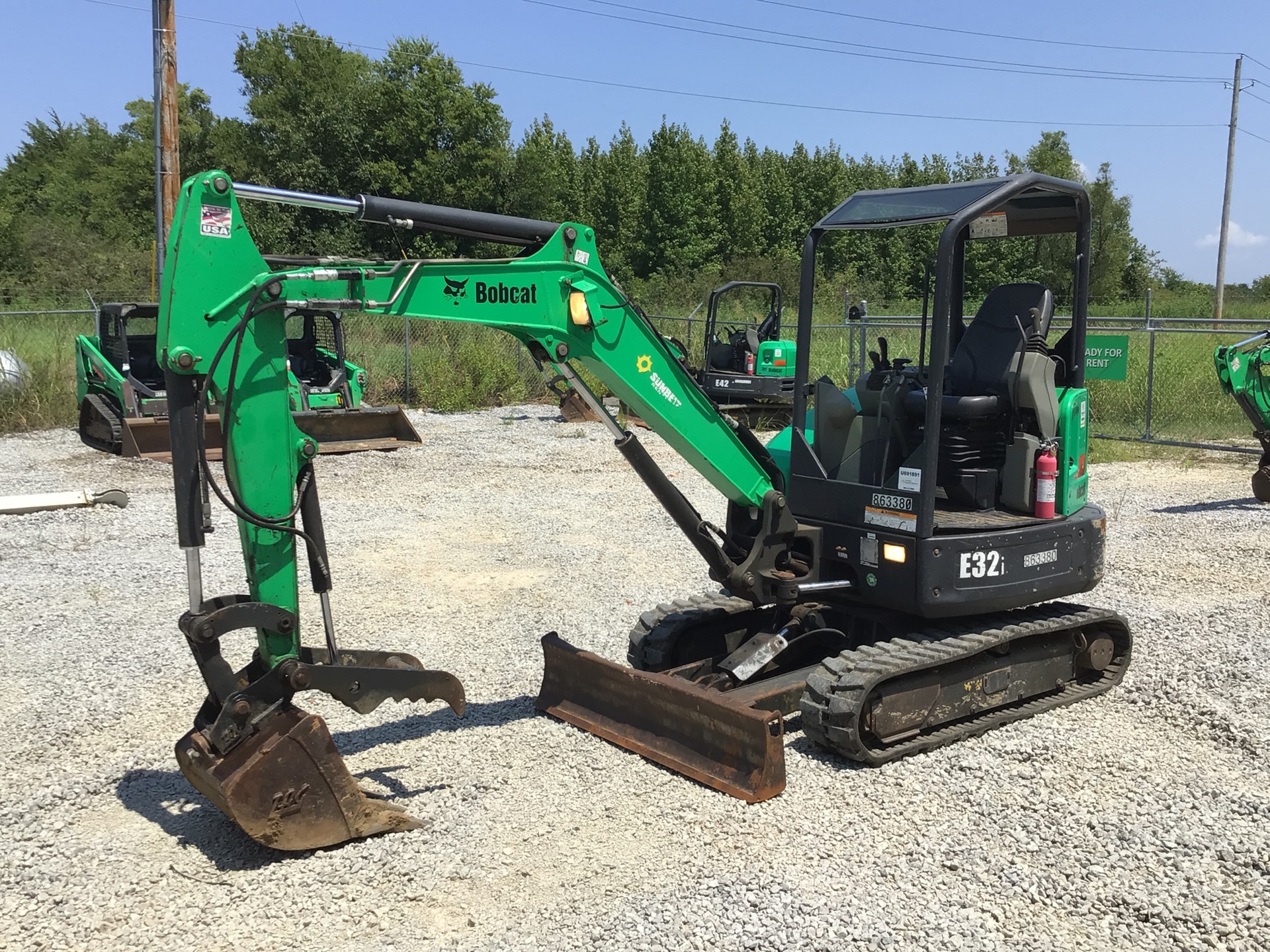 2016 Bobcat E32i Mini Excavator