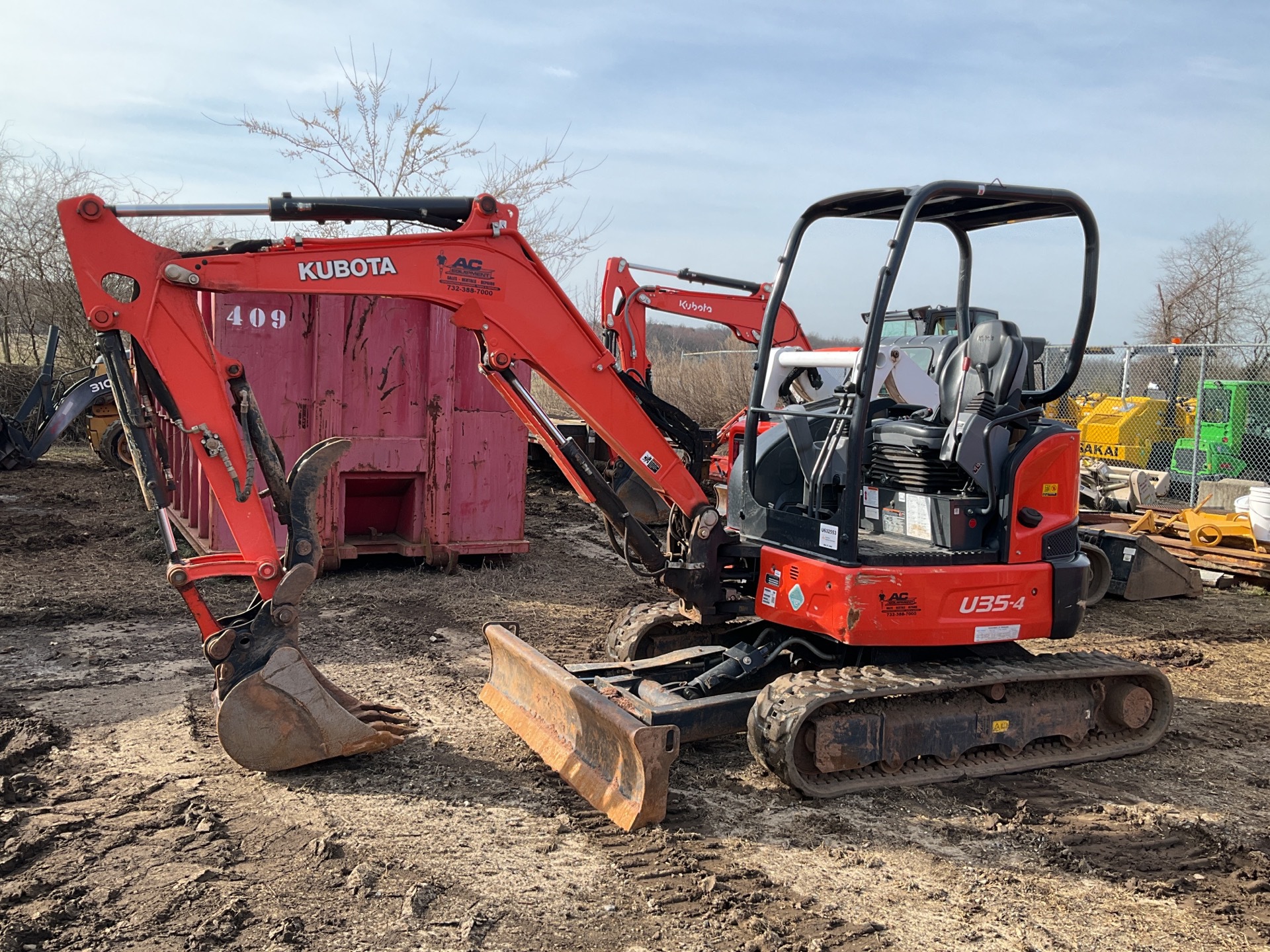 2019 Kubota U35-4R1A Mini Excavator