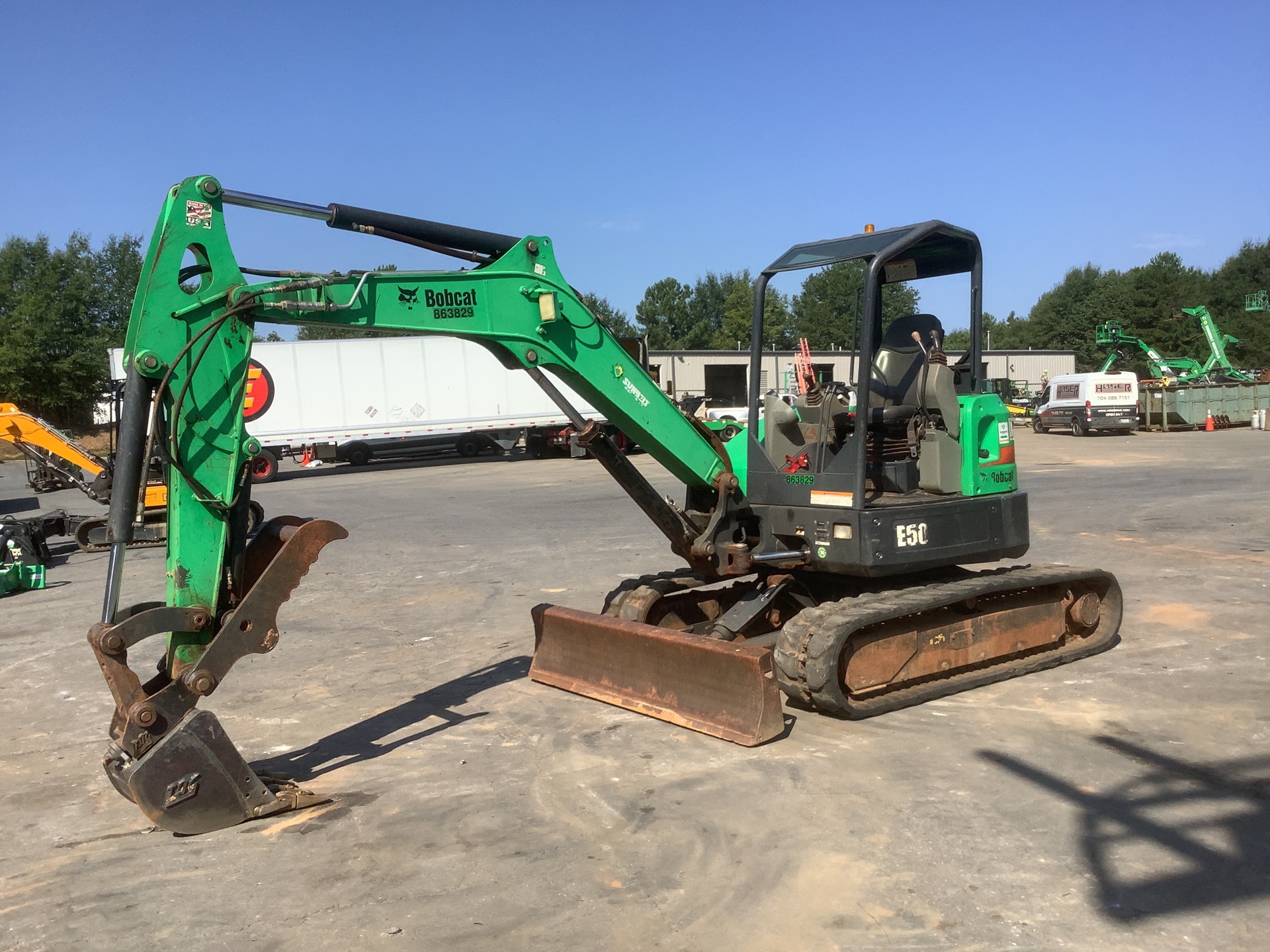 2016 Bobcat E50 Mini Excavator