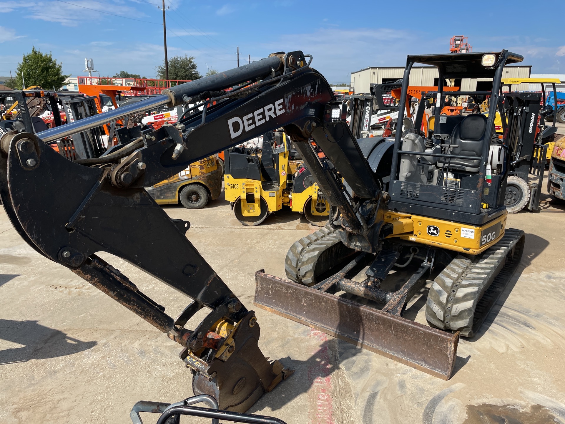 2016 John Deere 50G Mini Excavator