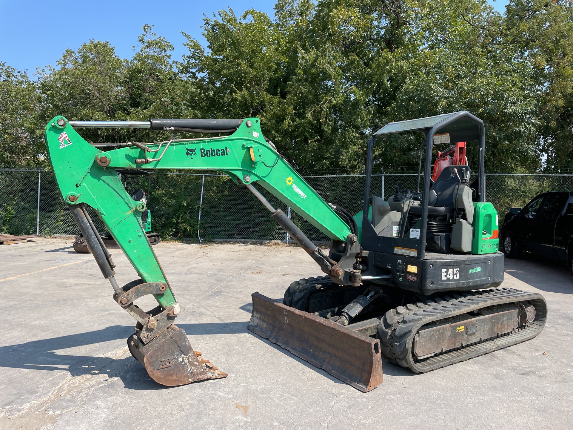 2015 Bobcat E45 Mini Excavator