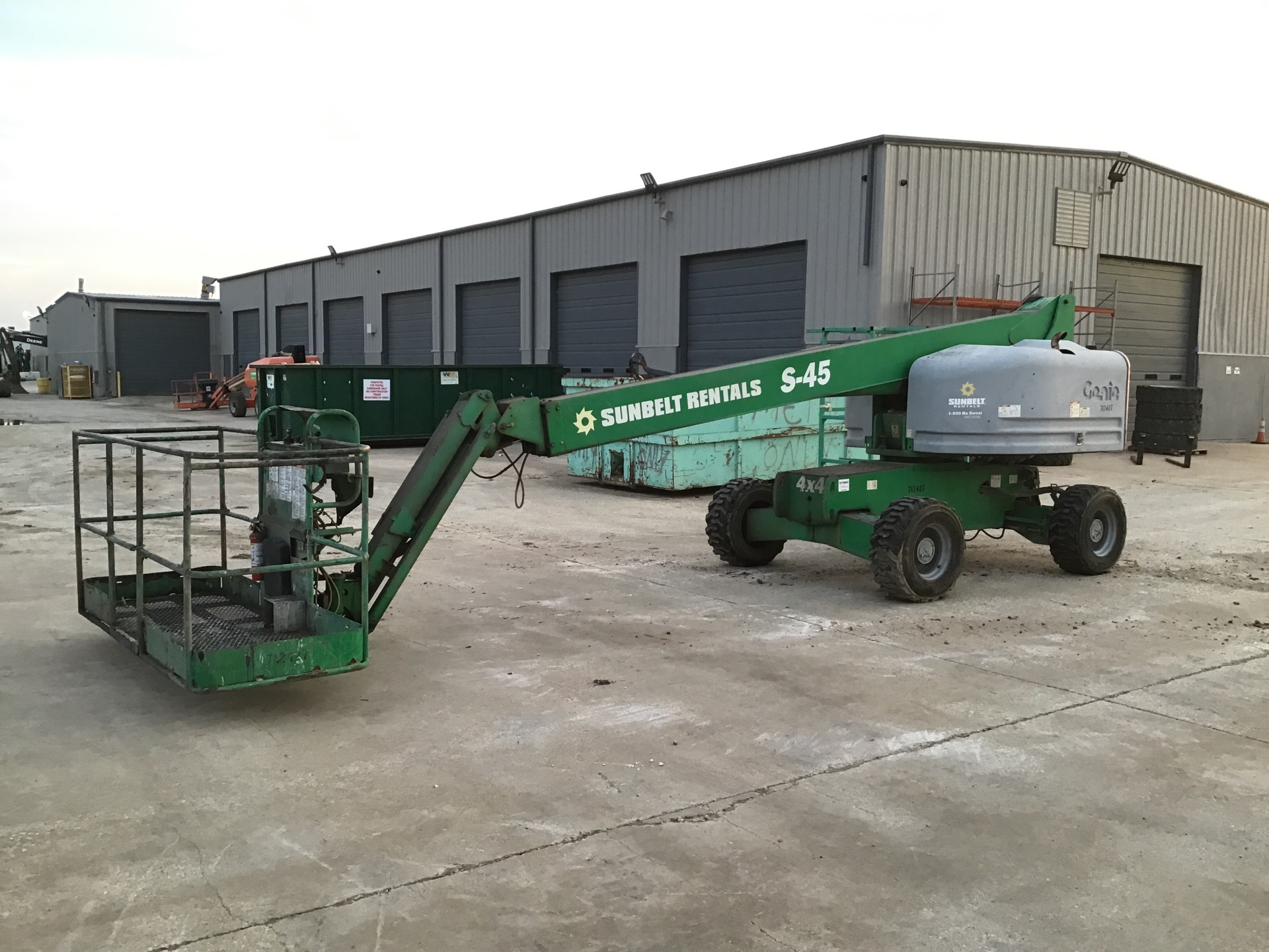 2015 Genie S45 4WD Diesel Telescopic Boom Lift