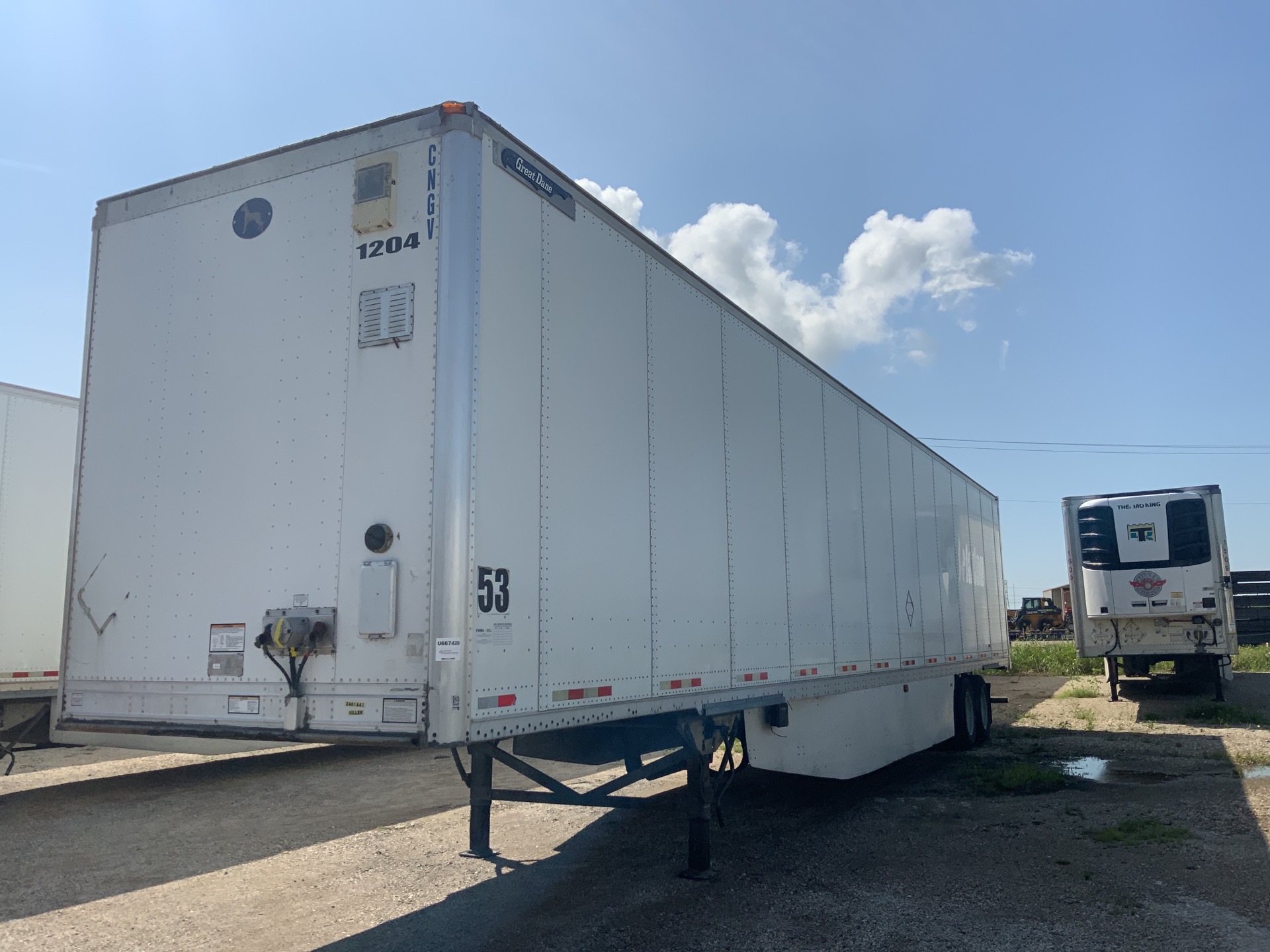 2012 Great Dane  53 ft T/A Van Trailer