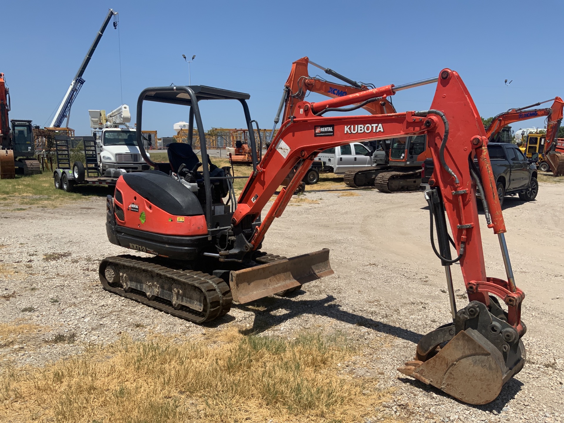 2016 Kubota KX71-3S Mini Excavator