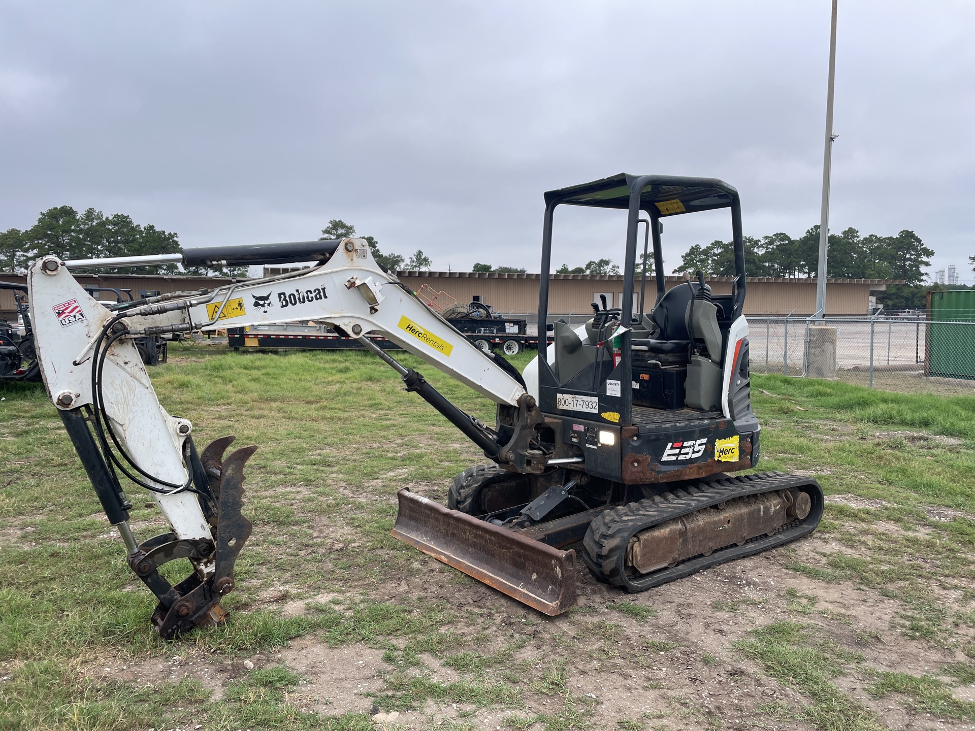 2017 Bobcat E35i Mini Excavator