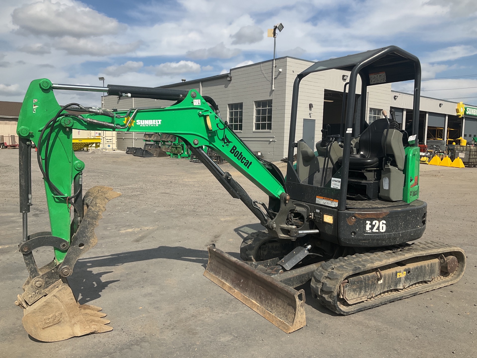 2018 Bobcat E26 Mini Excavator