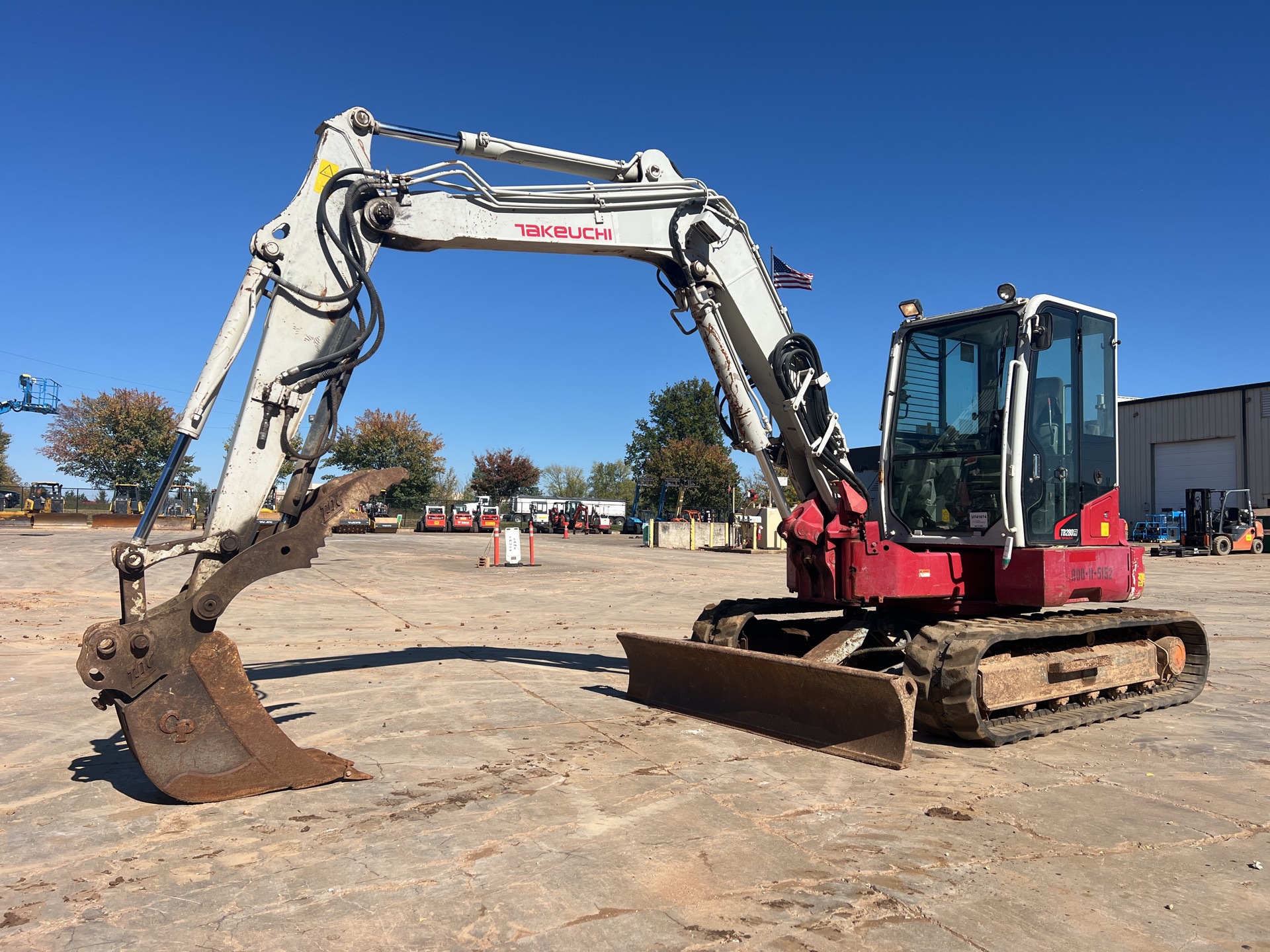 2016 Takeuchi TB280FR Mini Excavator