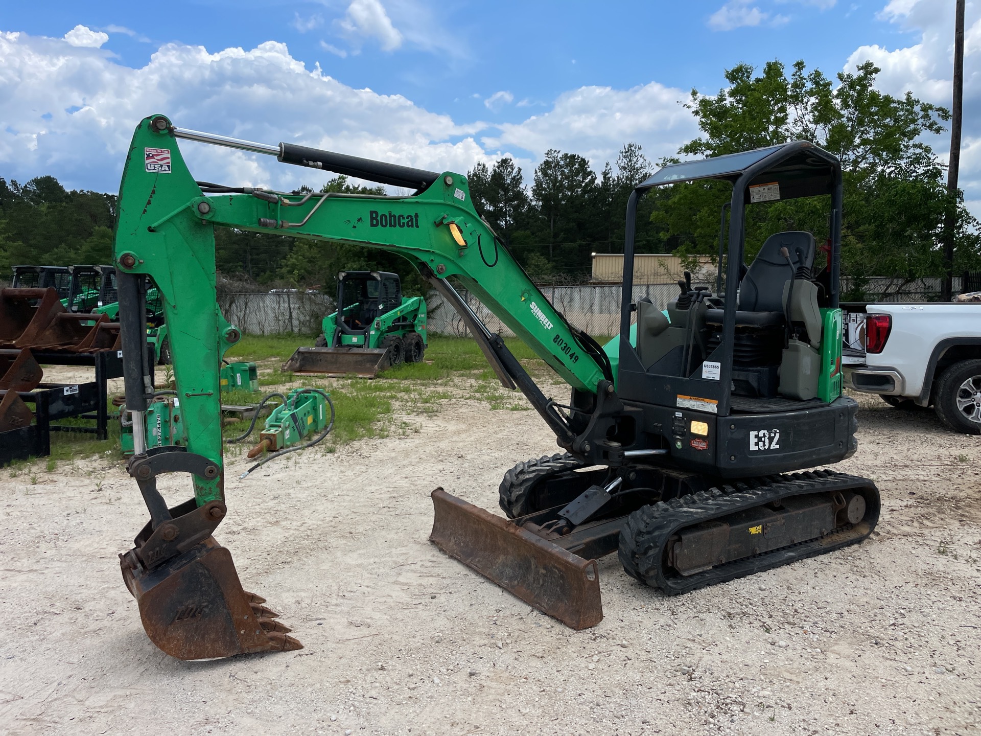 2015 Bobcat E32 Mini Excavator