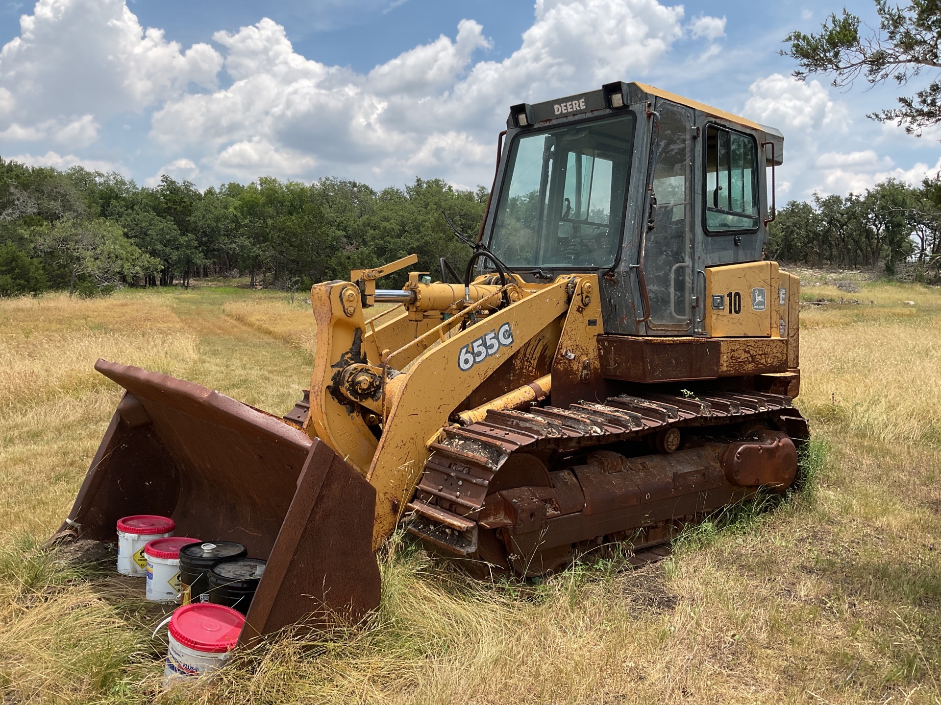 2001 John Deere 655C Crawler Loader