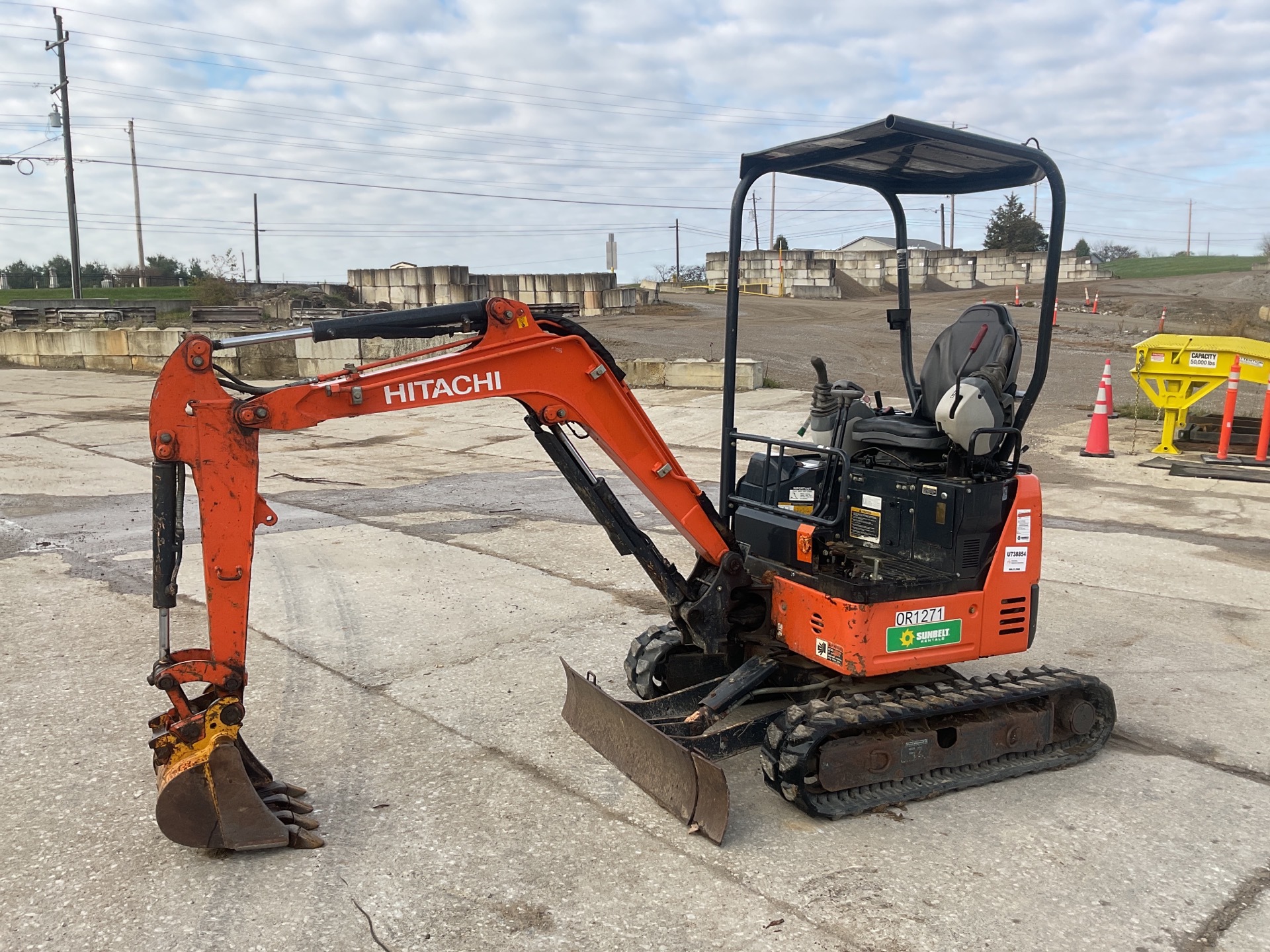 2017 Hitachi ZX17U-5N Mini Excavator