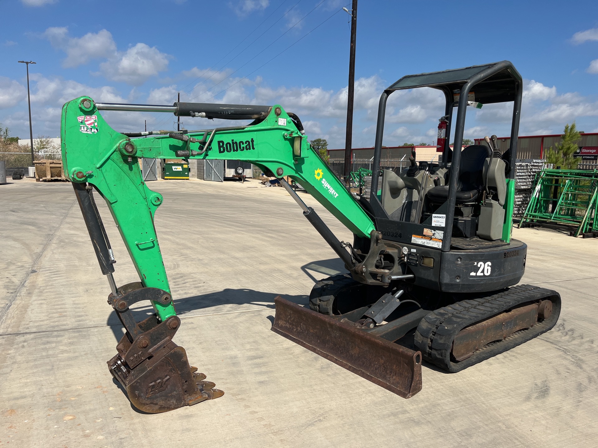 2016 Bobcat E26 Mini Excavator