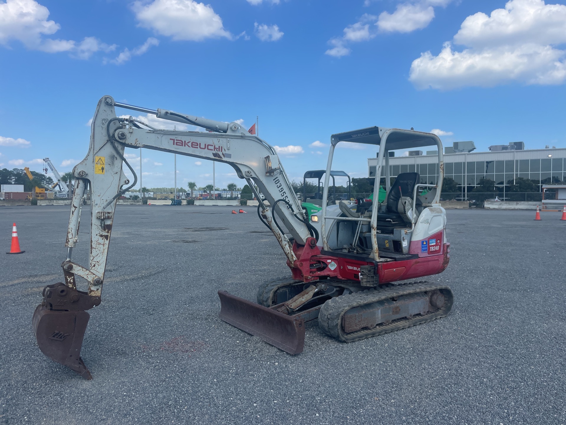 2015 Takeuchi TB240 Mini Excavator