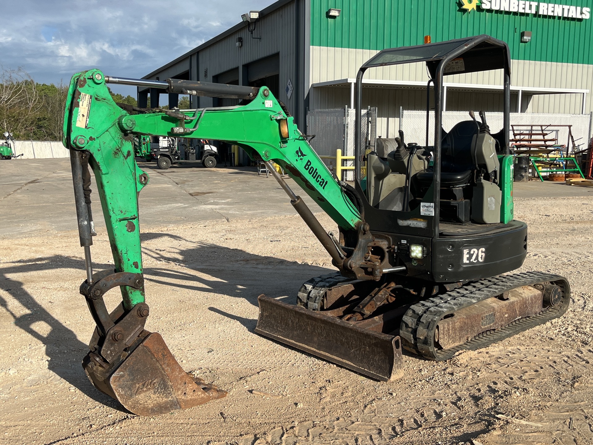 2015 Bobcat E26 Mini Excavator