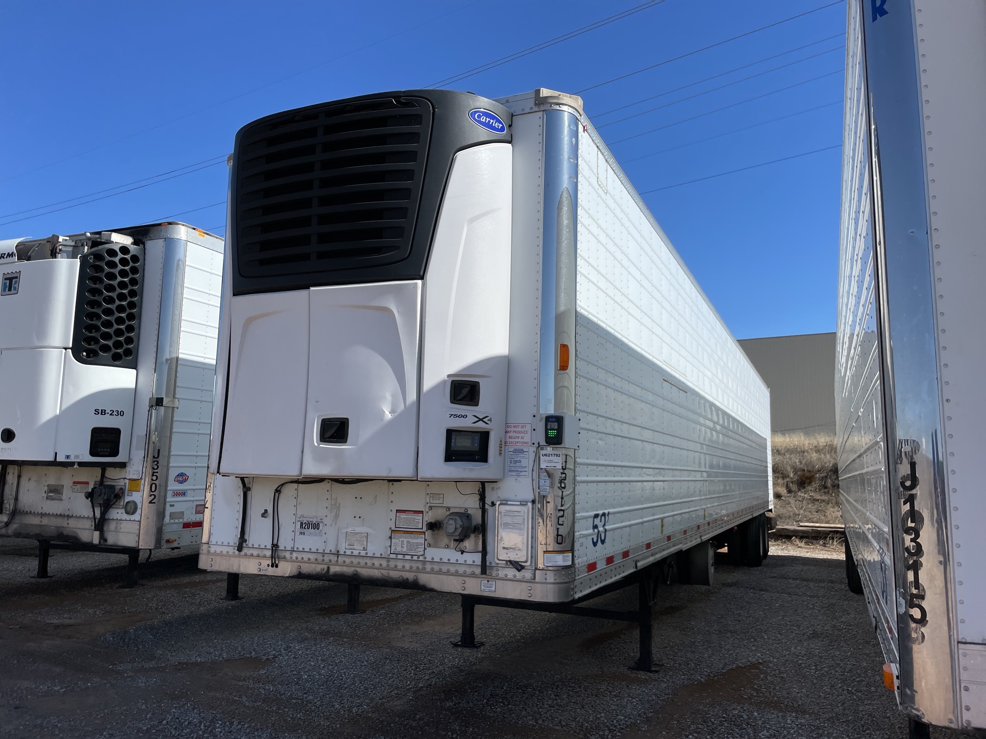 2015 Great Dane ESS-1114-11053 53 ft x 102 in T/A Refrigerated Trailer