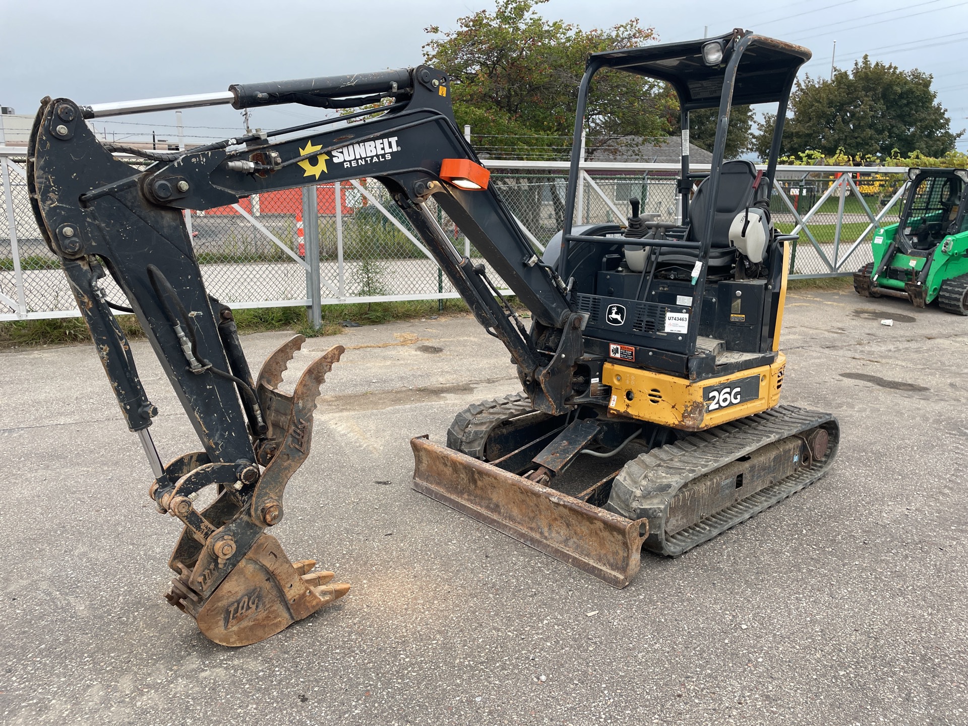 2016 John Deere 26G Mini Excavator