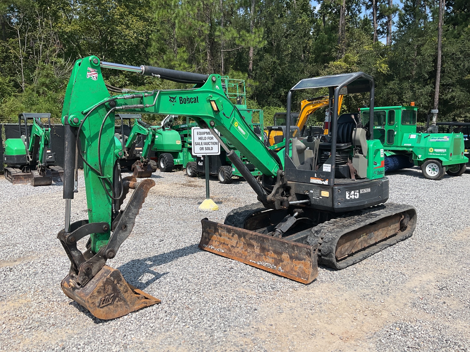 2017 Bobcat E45 Mini Excavator