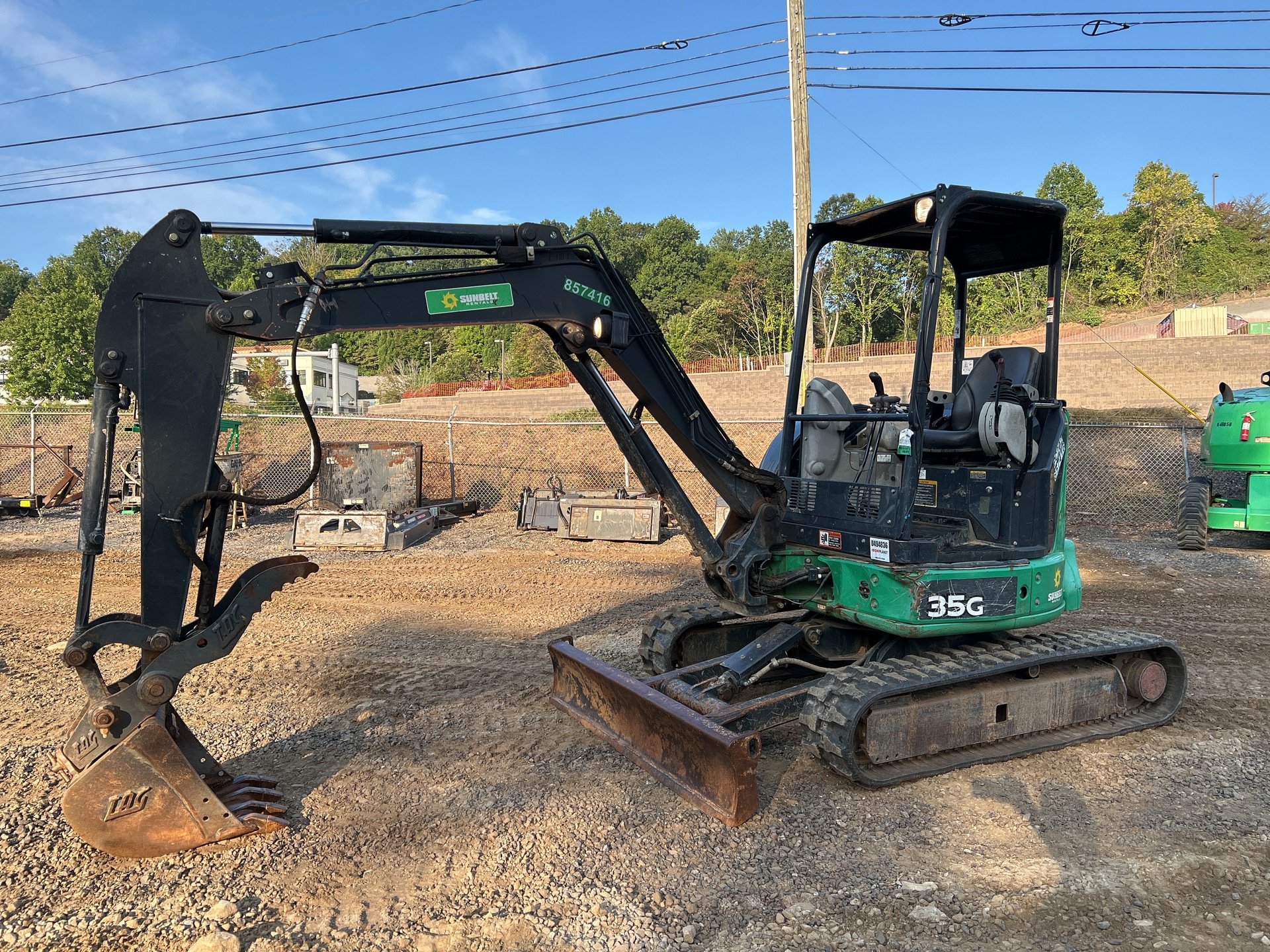 2016 John Deere 35G Mini Excavator