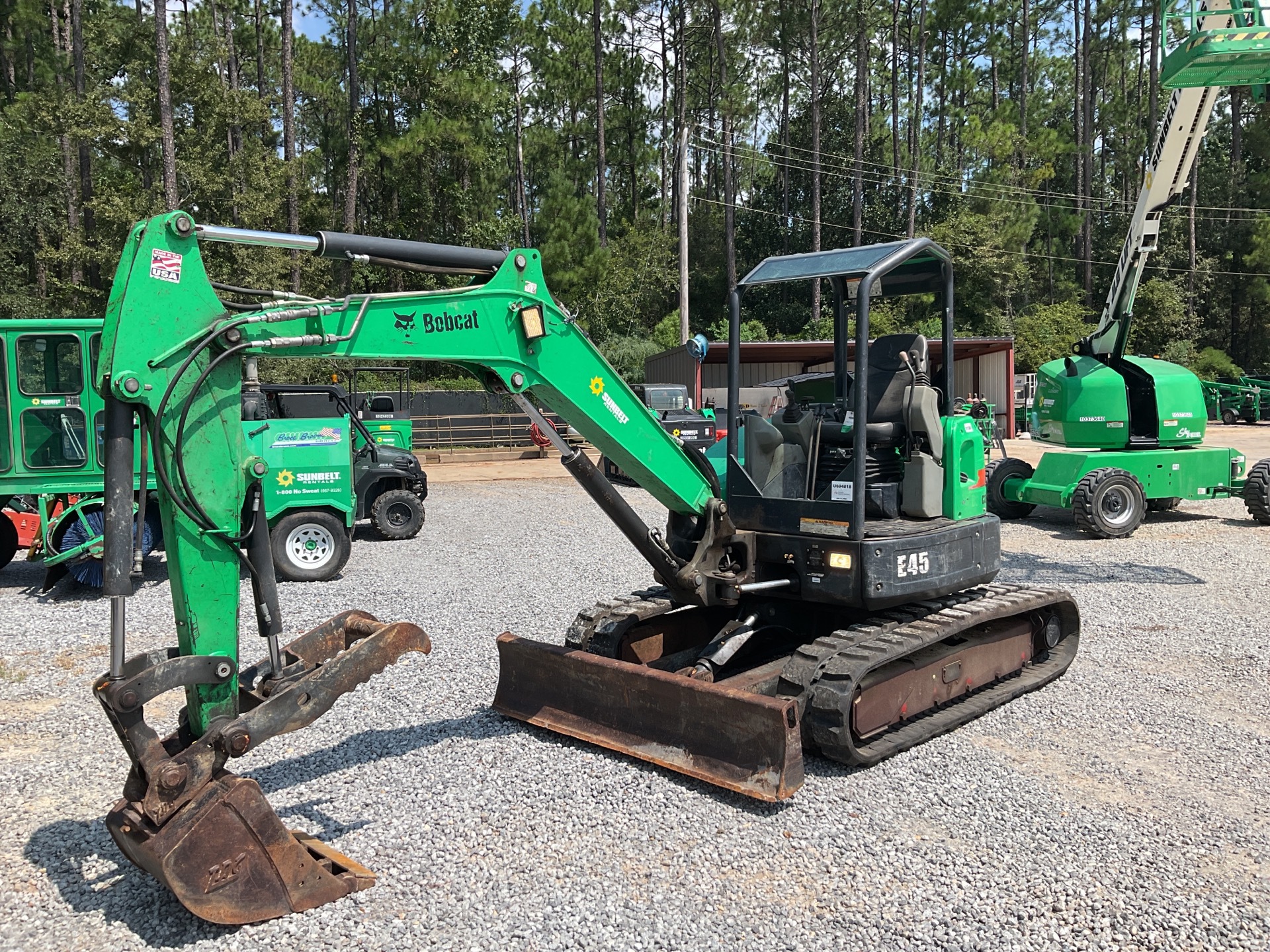 2017 Bobcat E45 Mini Excavator