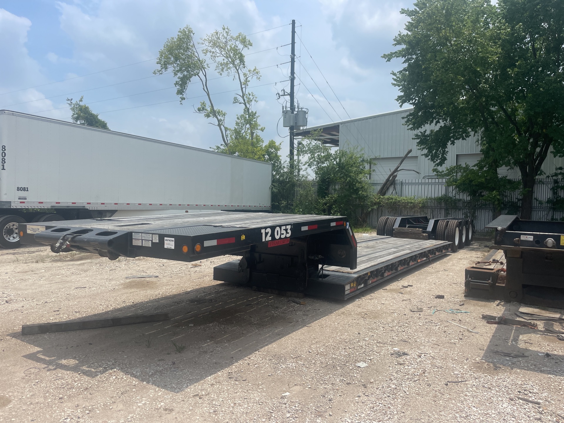 2019 J & J  Tri/A Lowboy Trailer