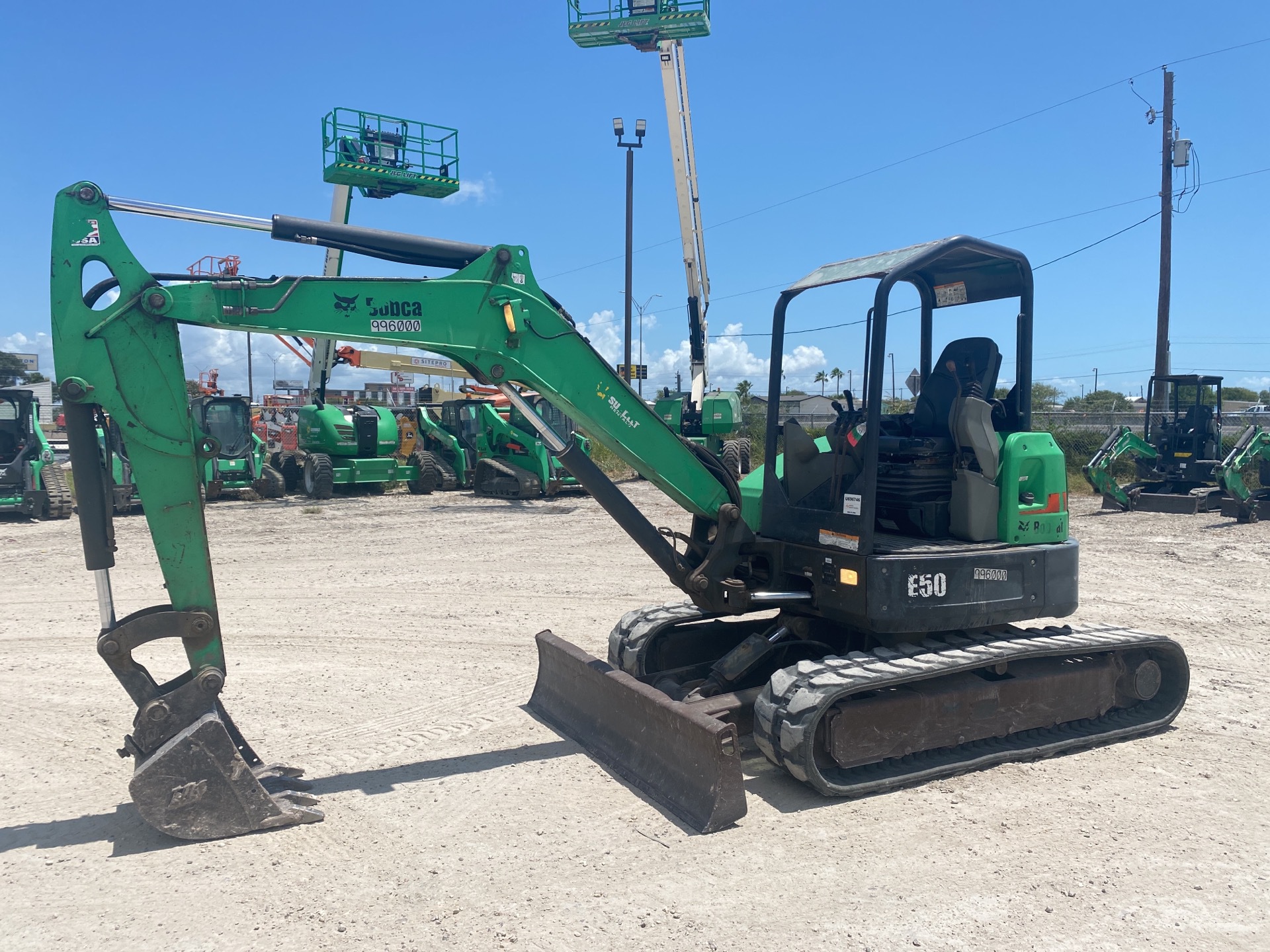 2017 Bobcat E50 Mini Excavator