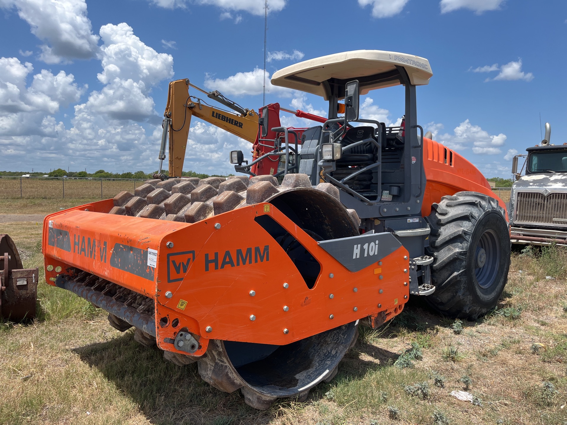 2019 Hamm H10IP Padfoot Drum Compactor