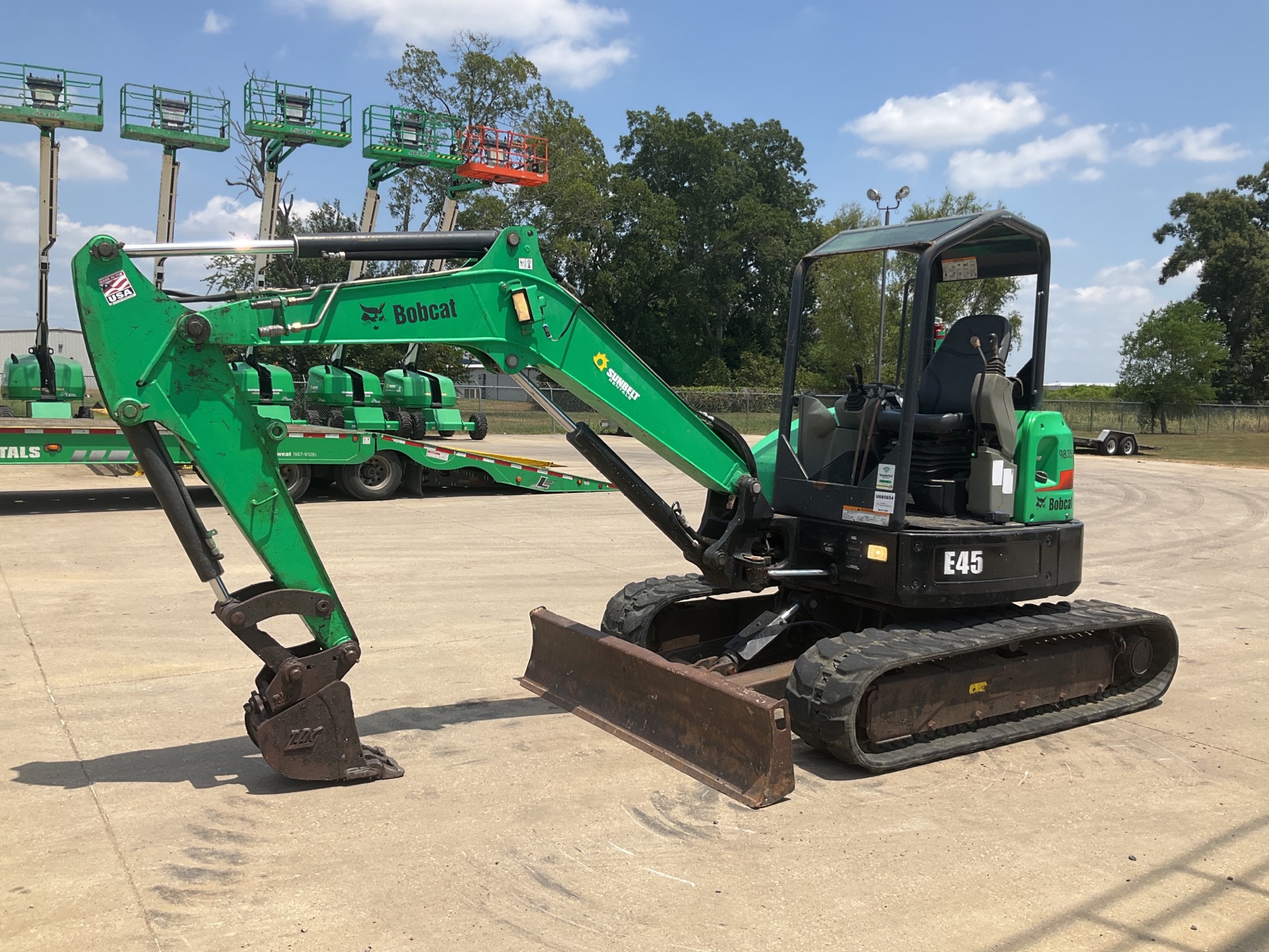 2017 Bobcat E45 Mini Excavator