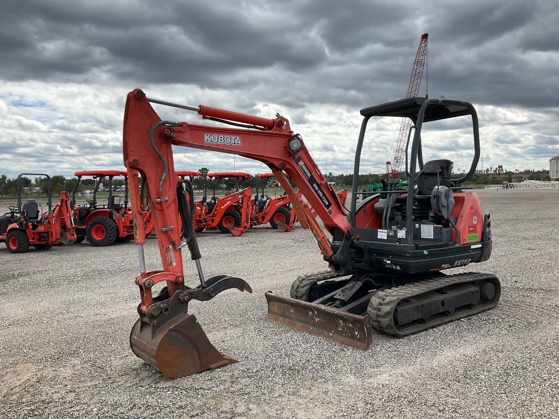 2018 Kubota KX71-3S Mini Excavator